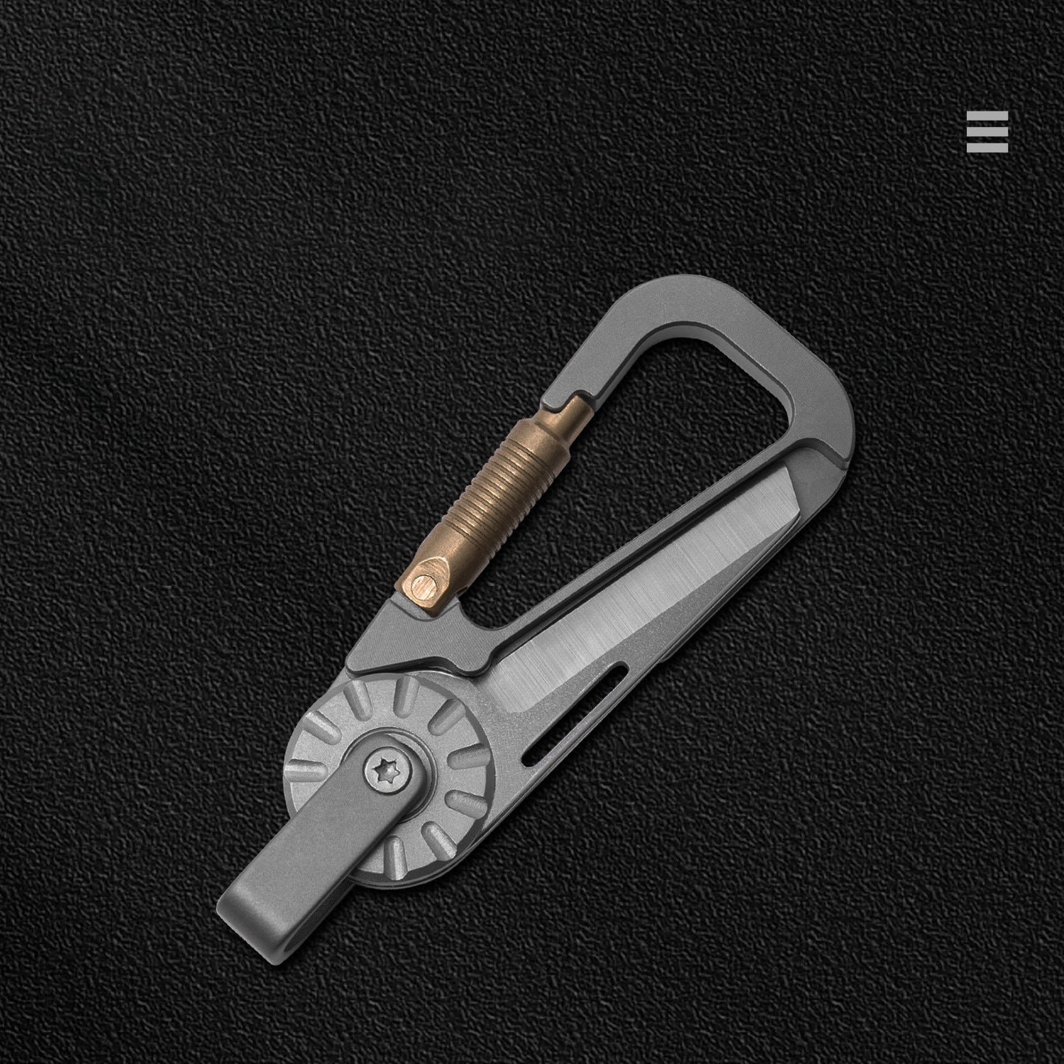 Tactical Multi-Tool Carabiner for Men - Heavy Duty Outdoor Gear Accessory with Bottle Opener & Keychain Hook - Image 3