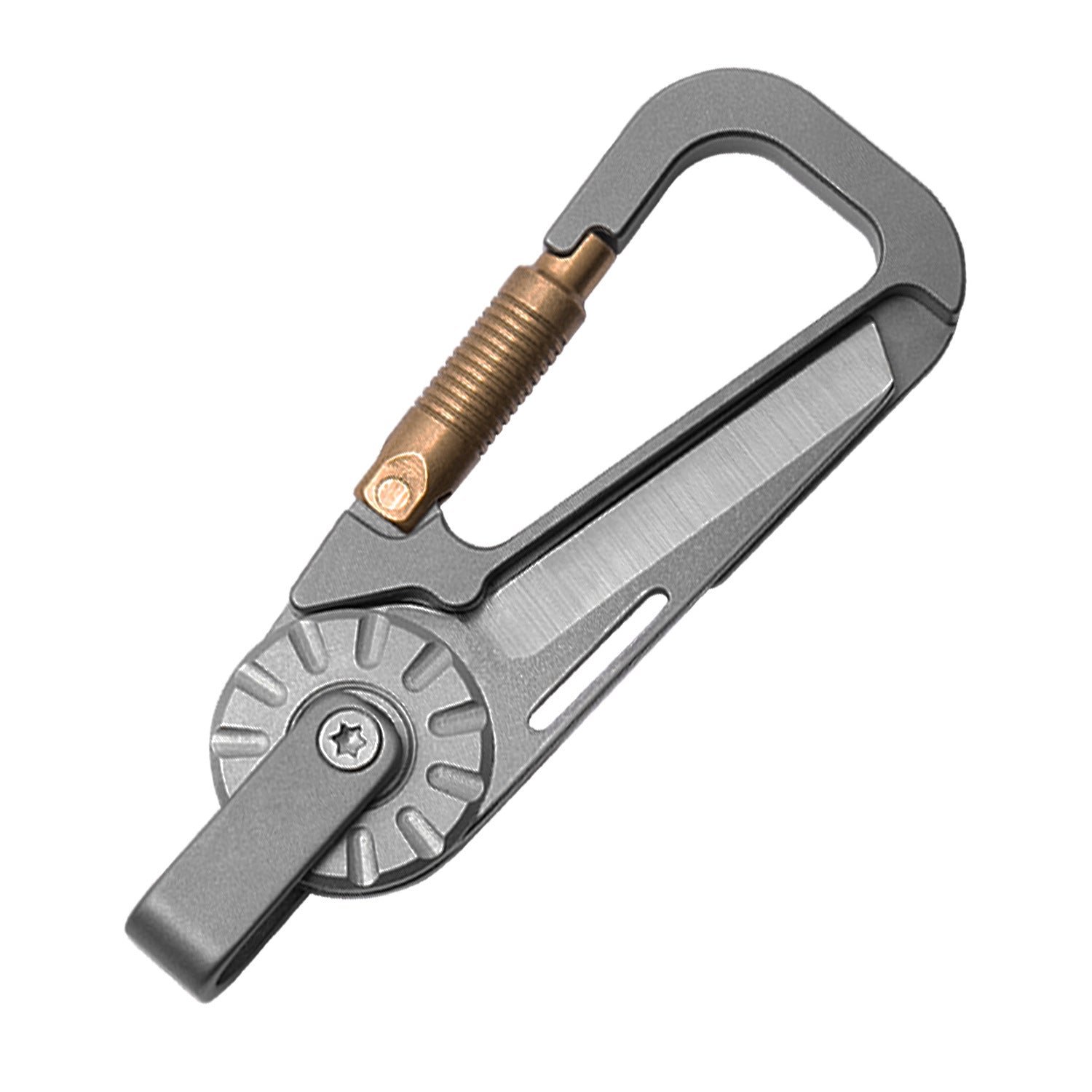 Tactical Multi-Tool Carabiner for Men - Heavy Duty Outdoor Gear Accessory with Bottle Opener & Keychain Hook - Image 4